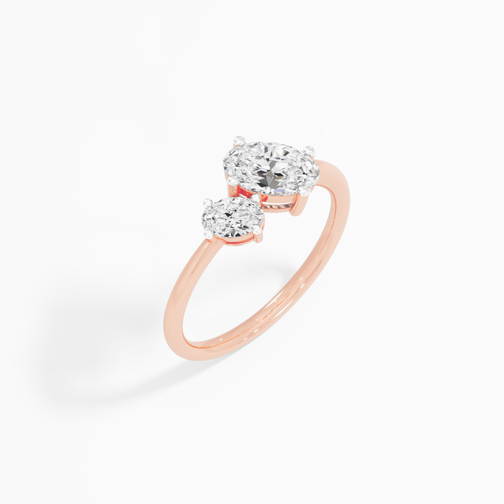 Luminous Oval Diamond Ring