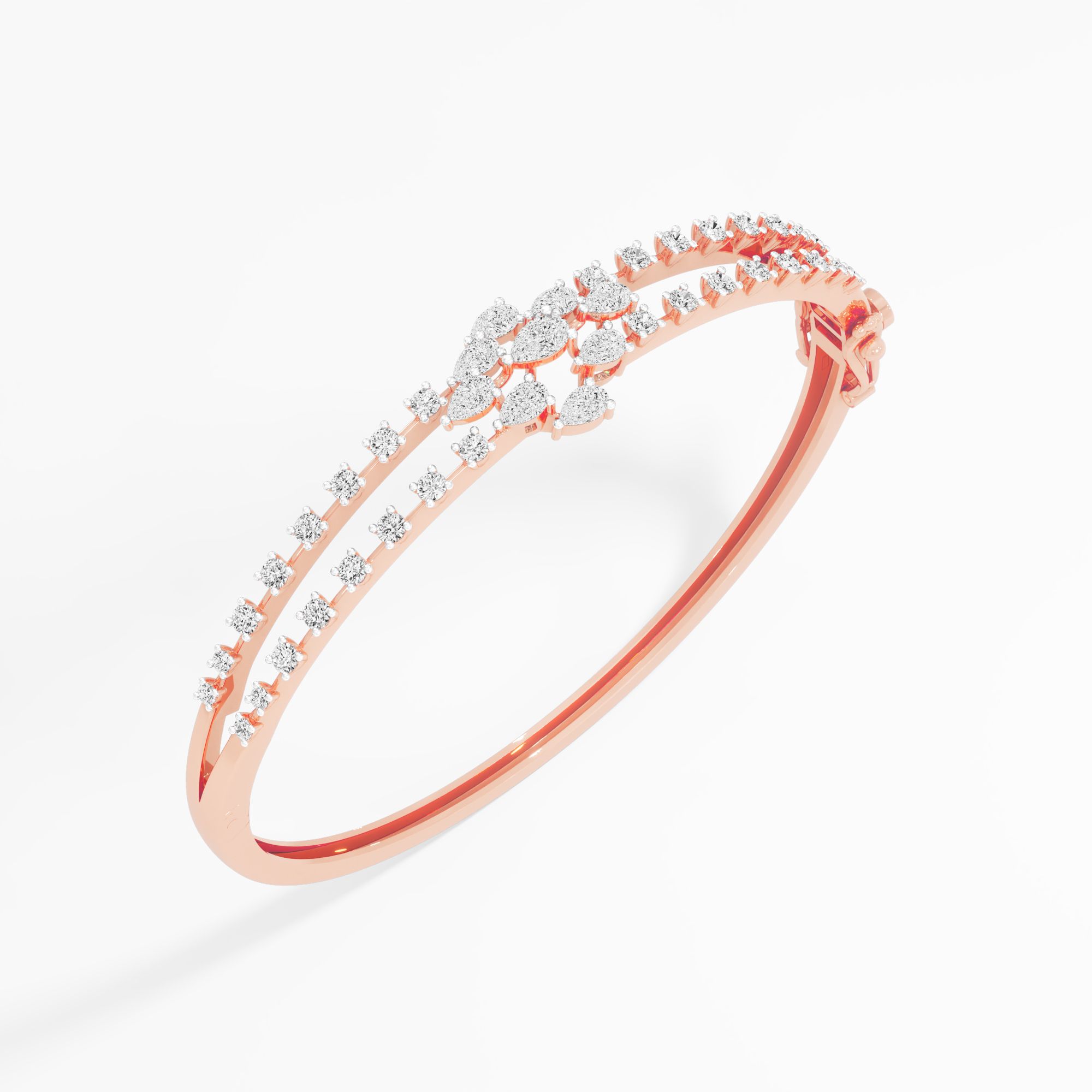 Noble Cluster Diamond Bracelet