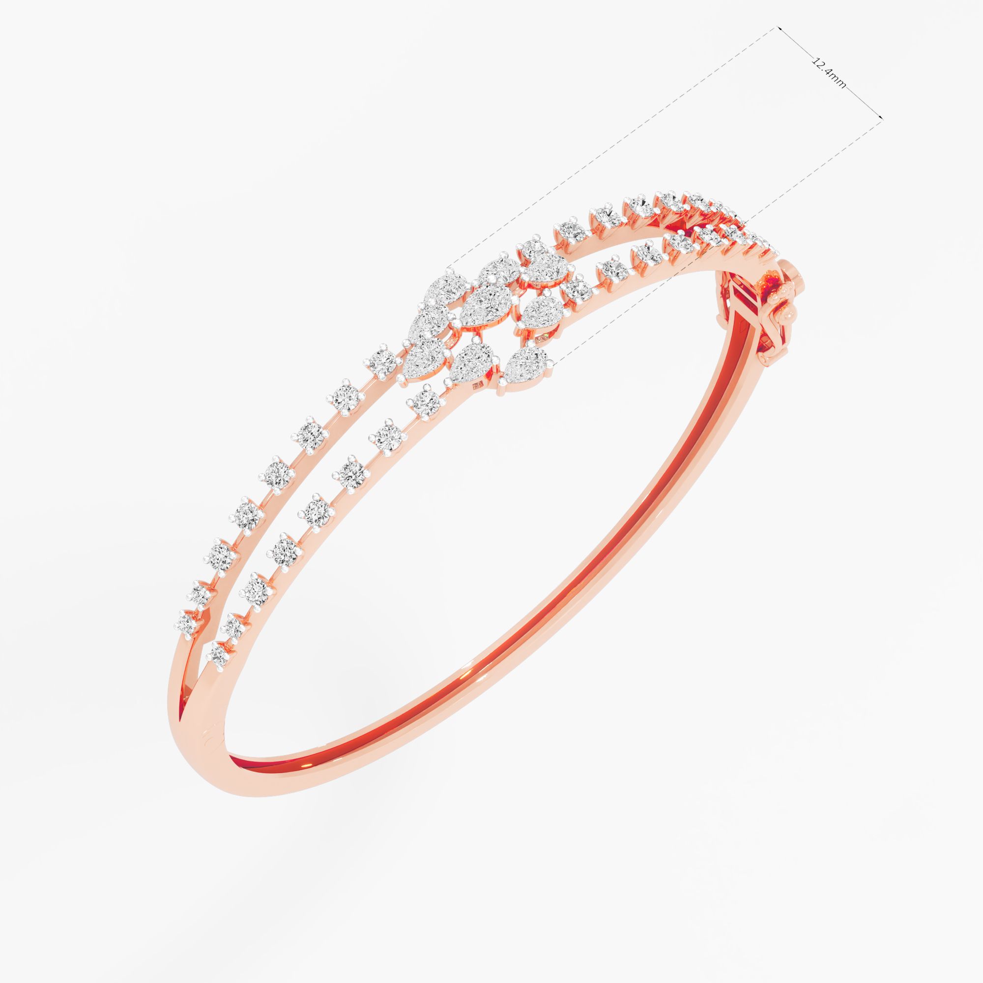 Noble Cluster Diamond Bracelet