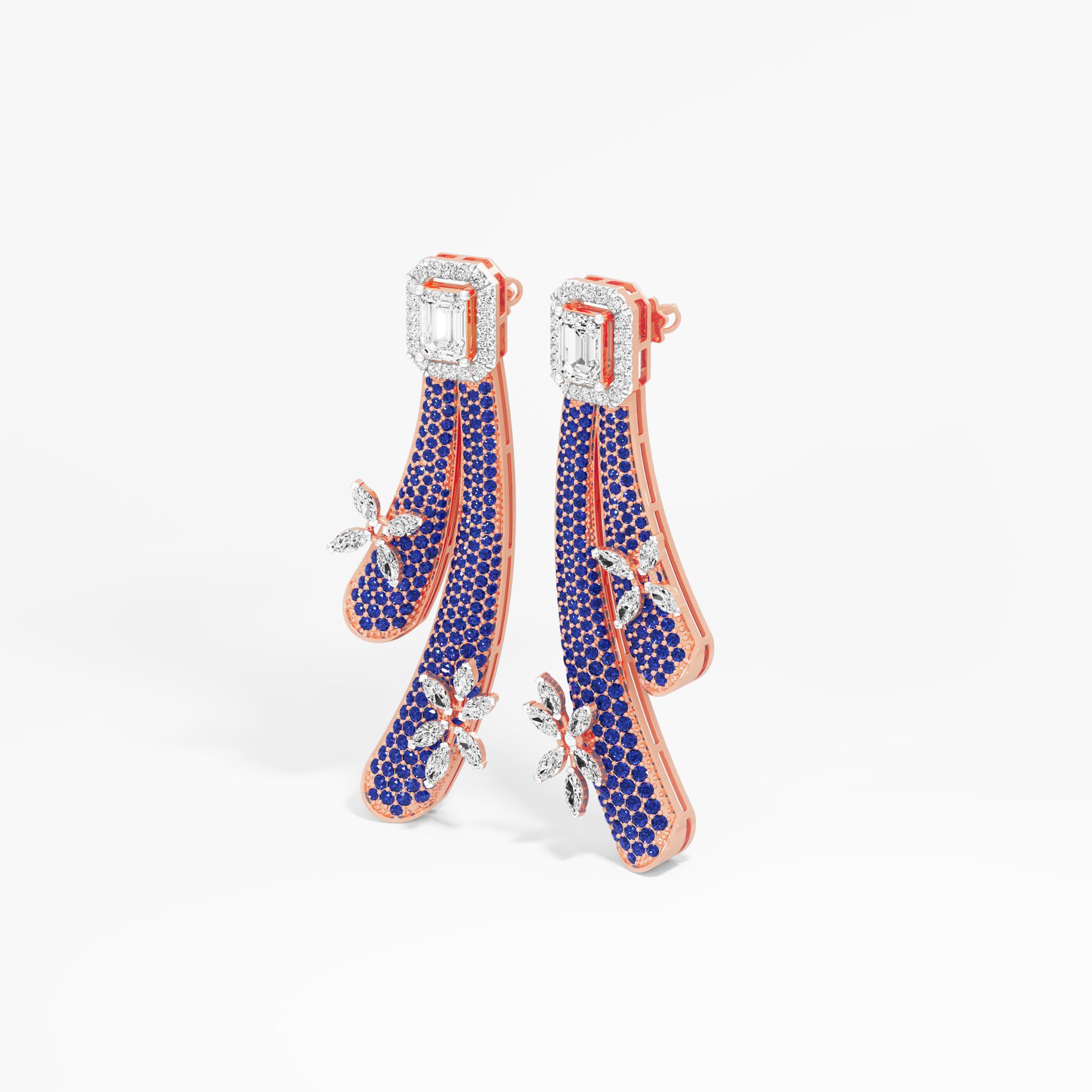 Twilight Floret Dangle Earrings