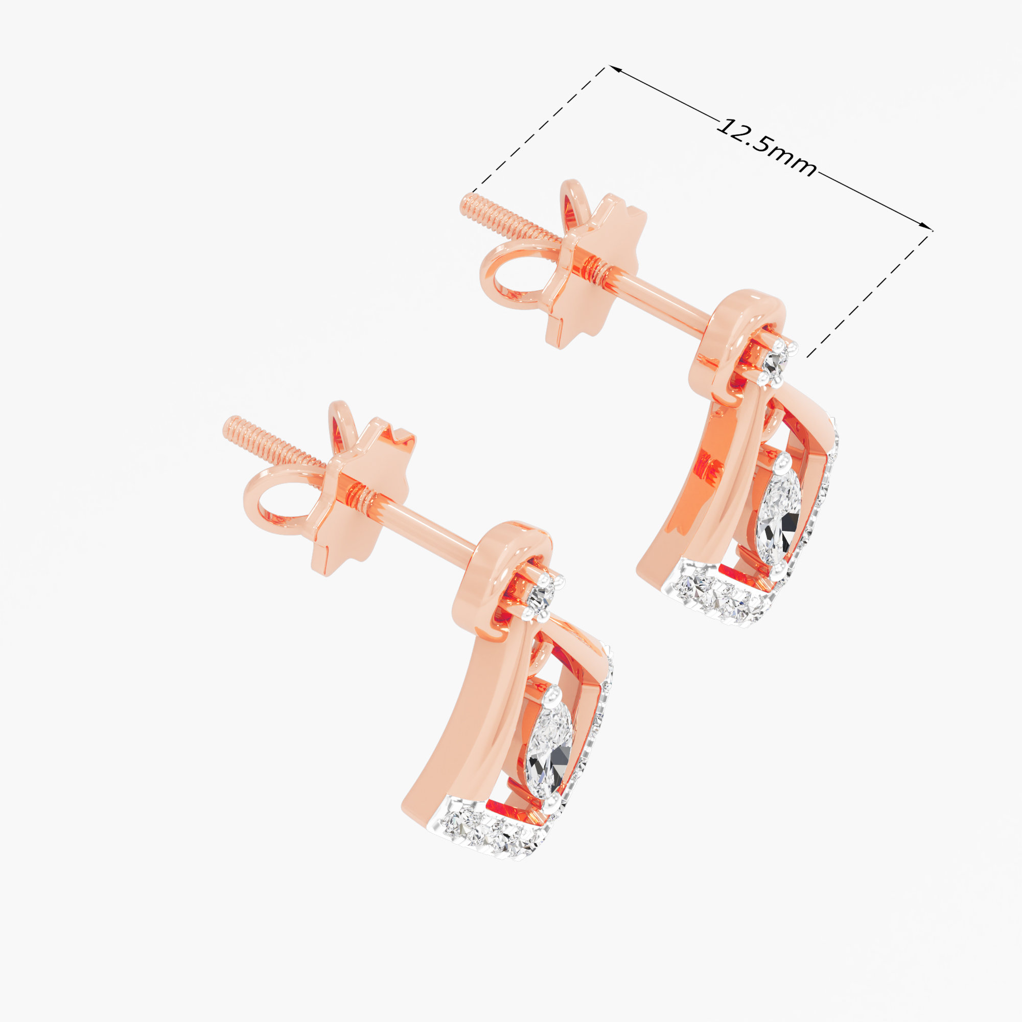 Radiant Kite Stud Earrings