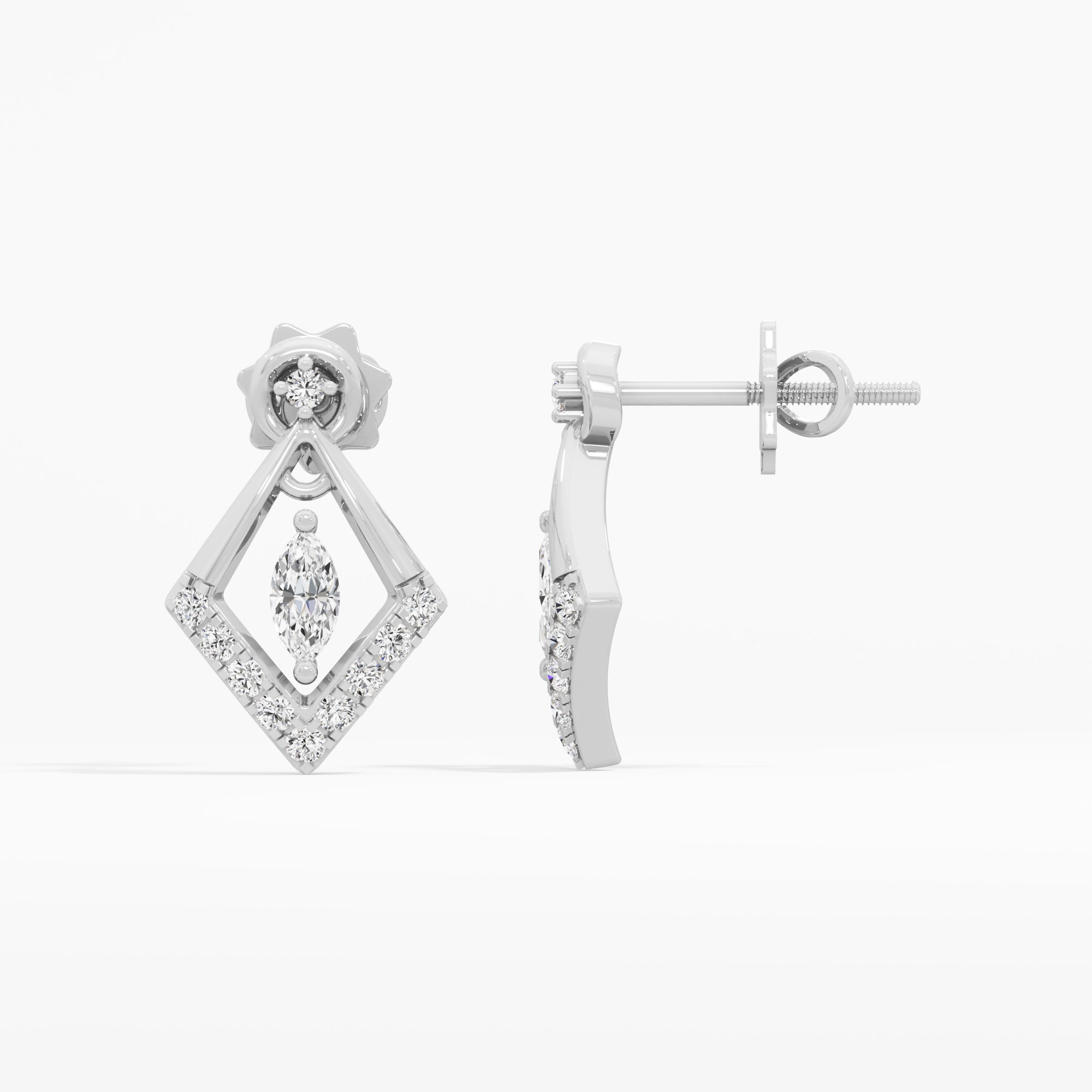 Radiant Kite Stud Earrings