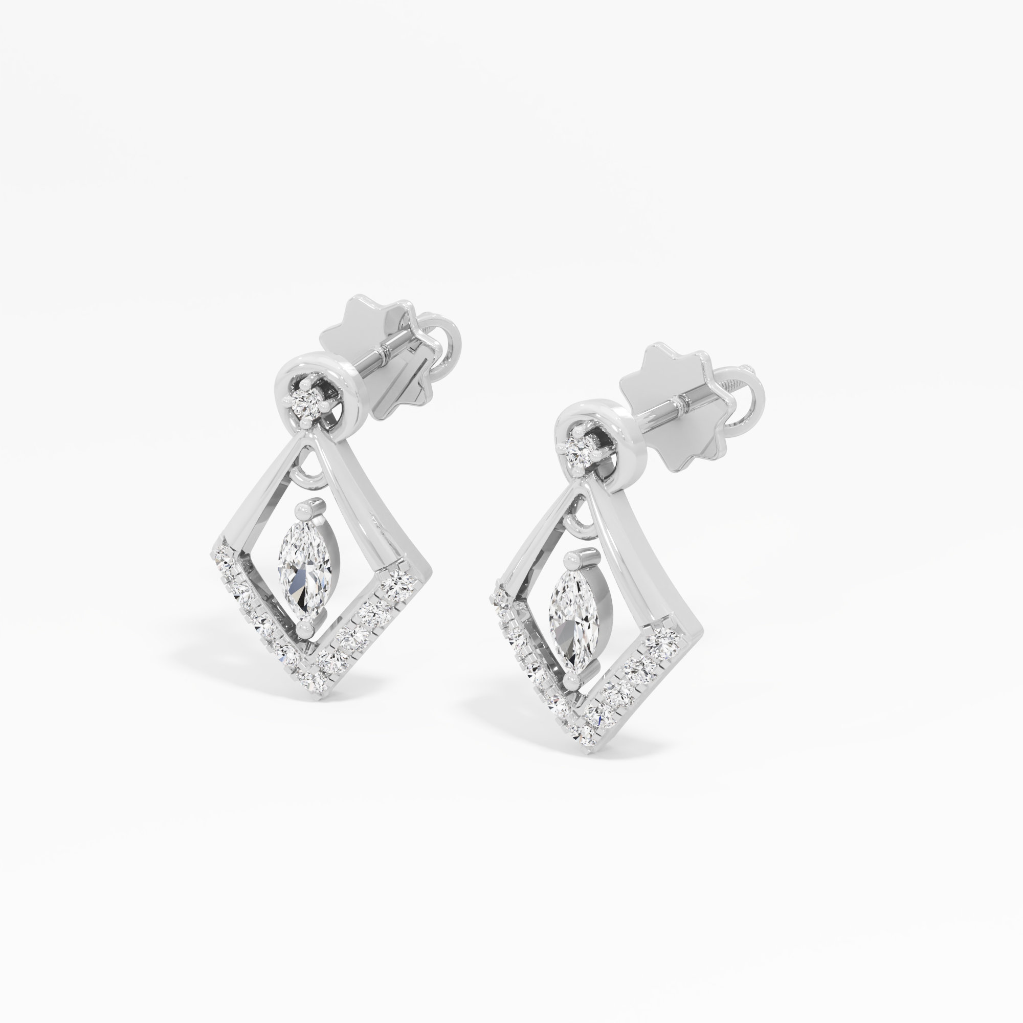 Radiant Kite Stud Earrings