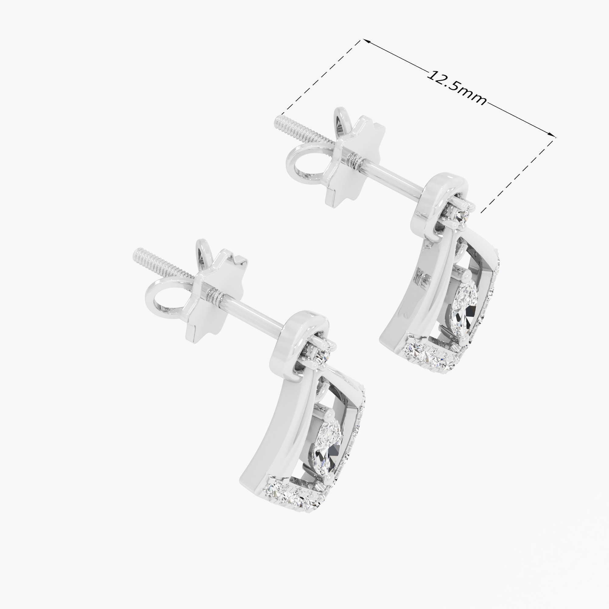 Radiant Kite Stud Earrings