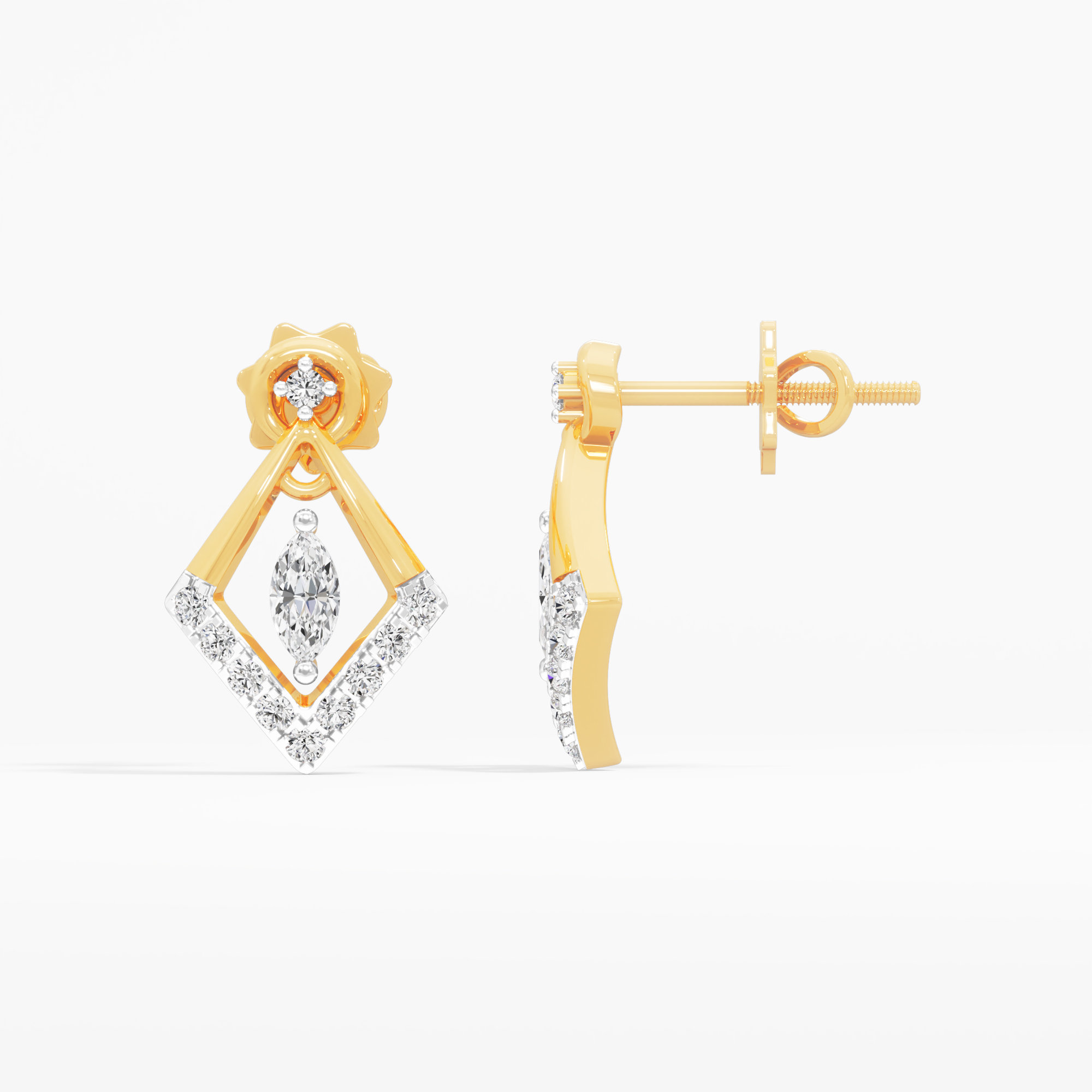 Radiant Kite Stud Earrings