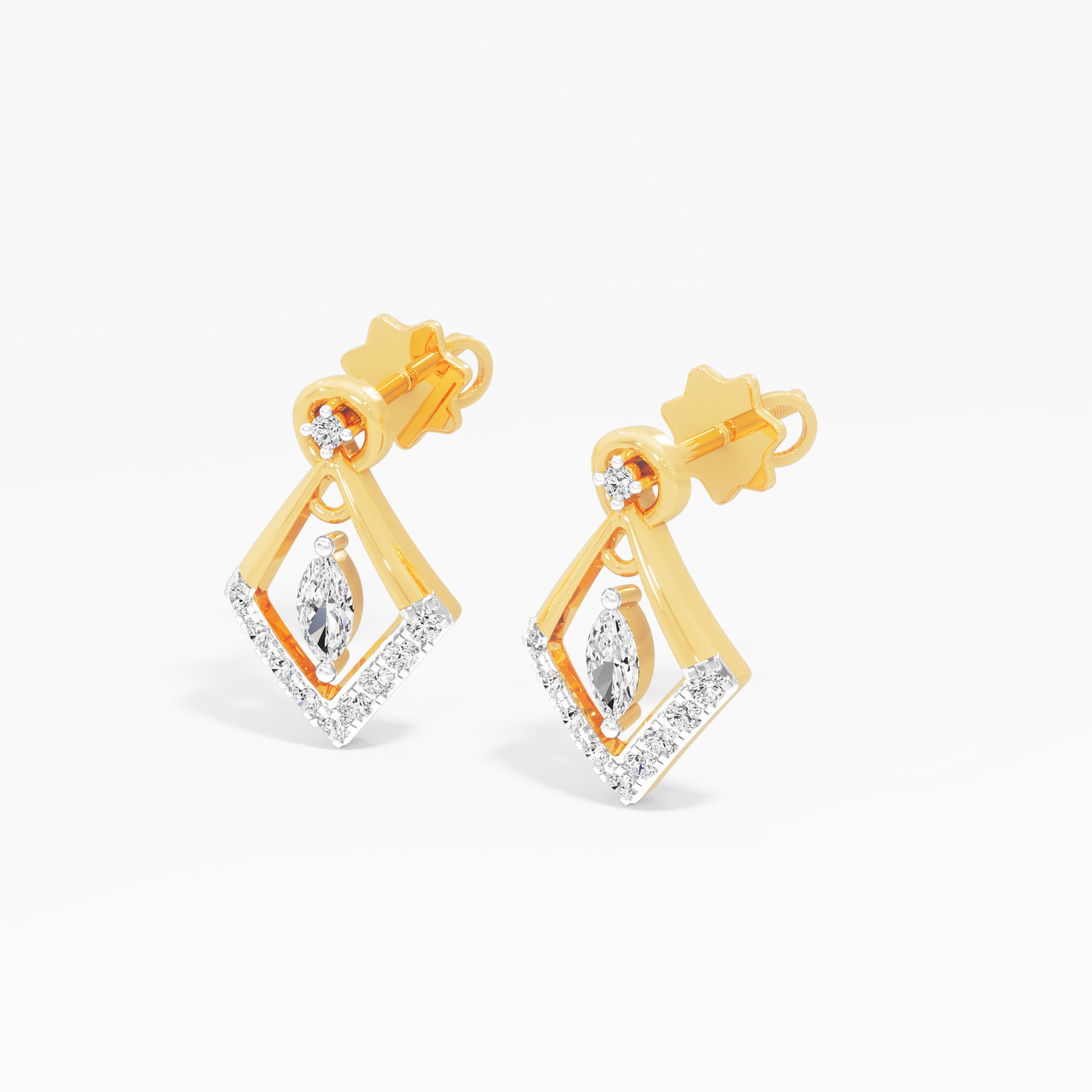 Radiant Kite Stud Earrings