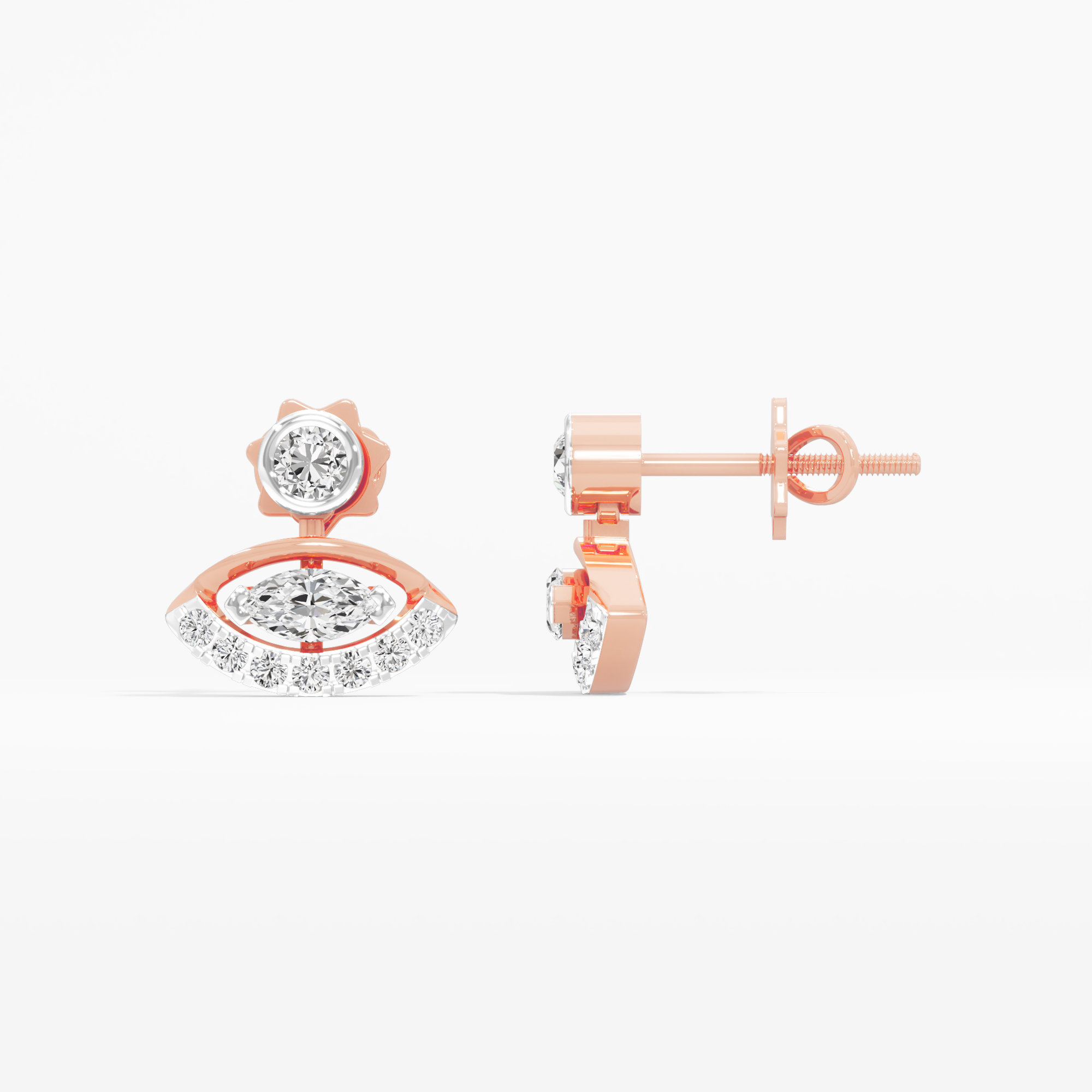 Celestial Gaze Stud Earrings