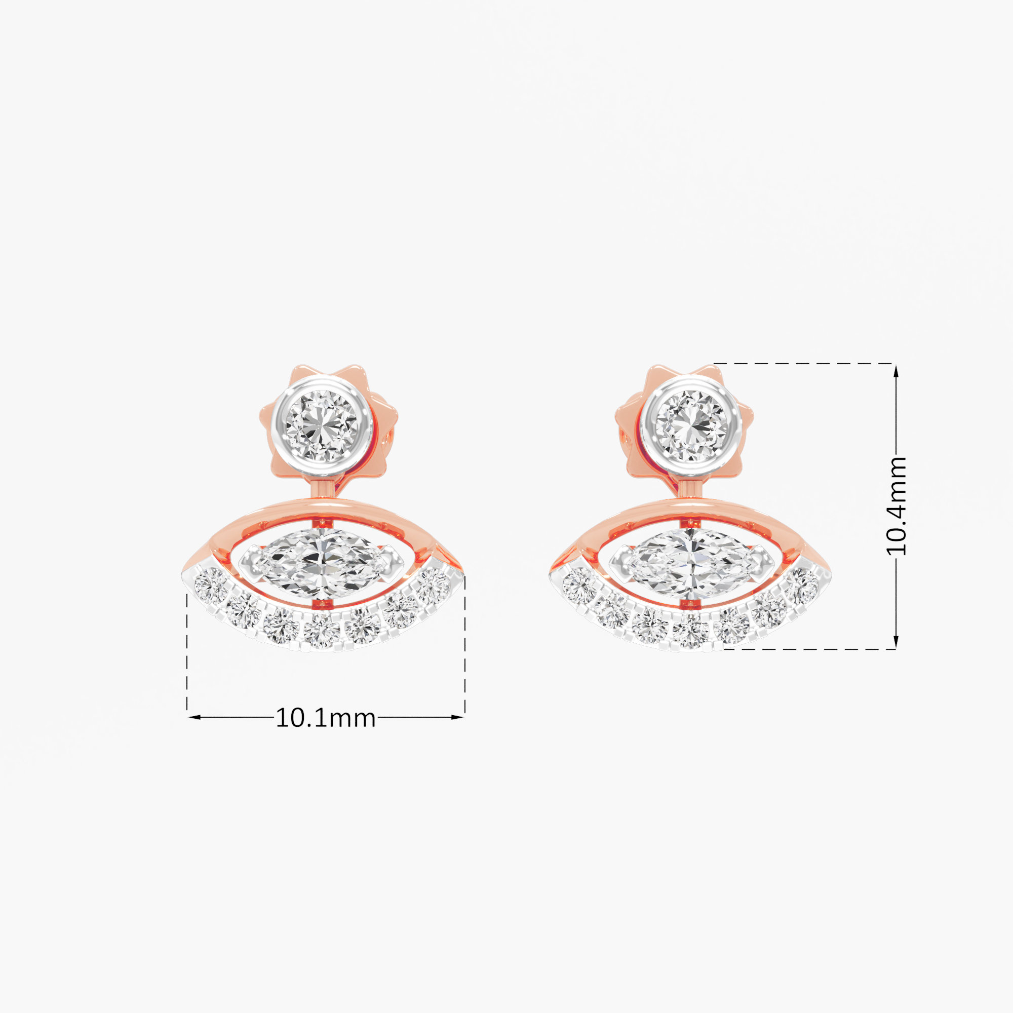 Celestial Gaze Stud Earrings