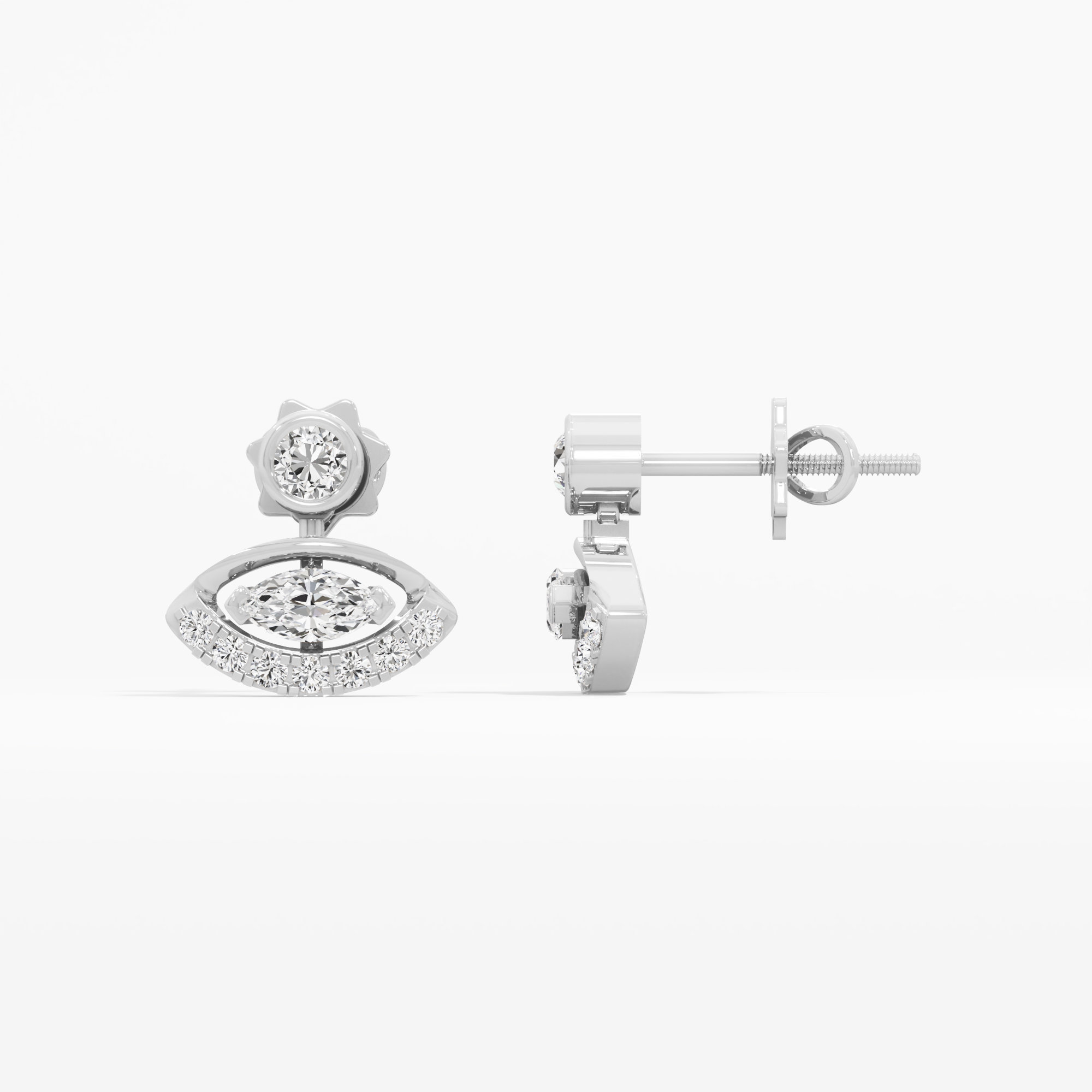 Celestial Gaze Stud Earrings