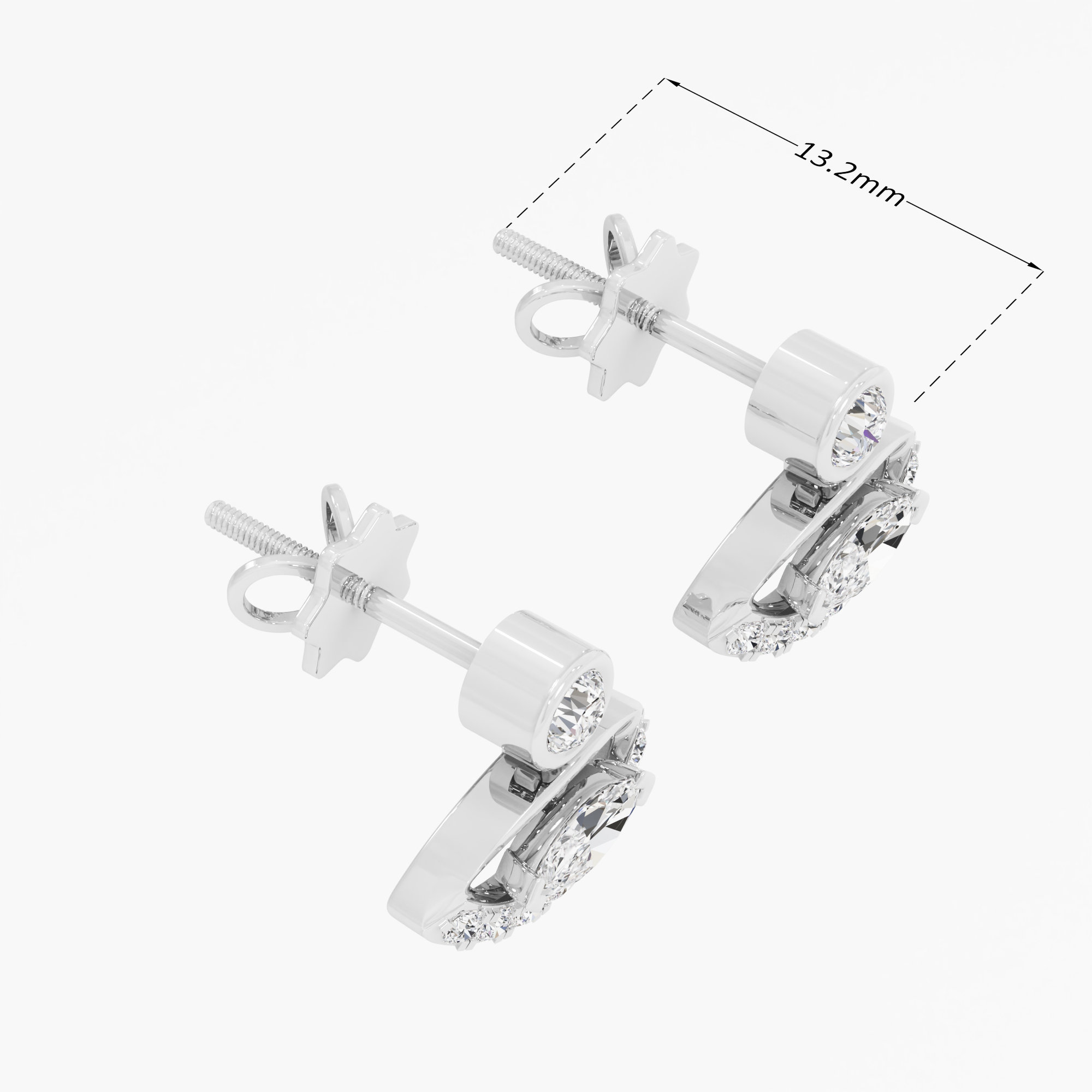 Celestial Gaze Stud Earrings