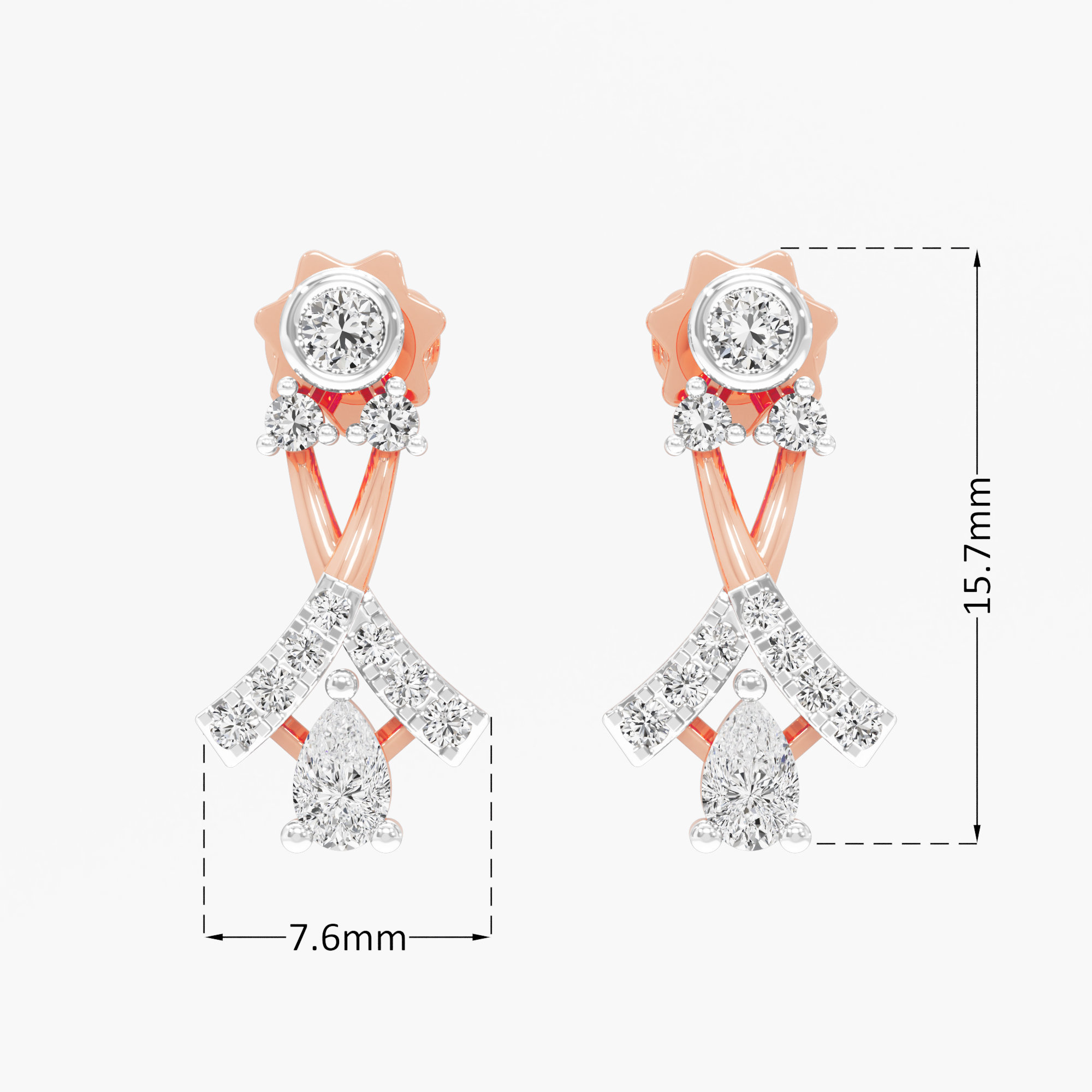 Blossom Pear Stud Earrings