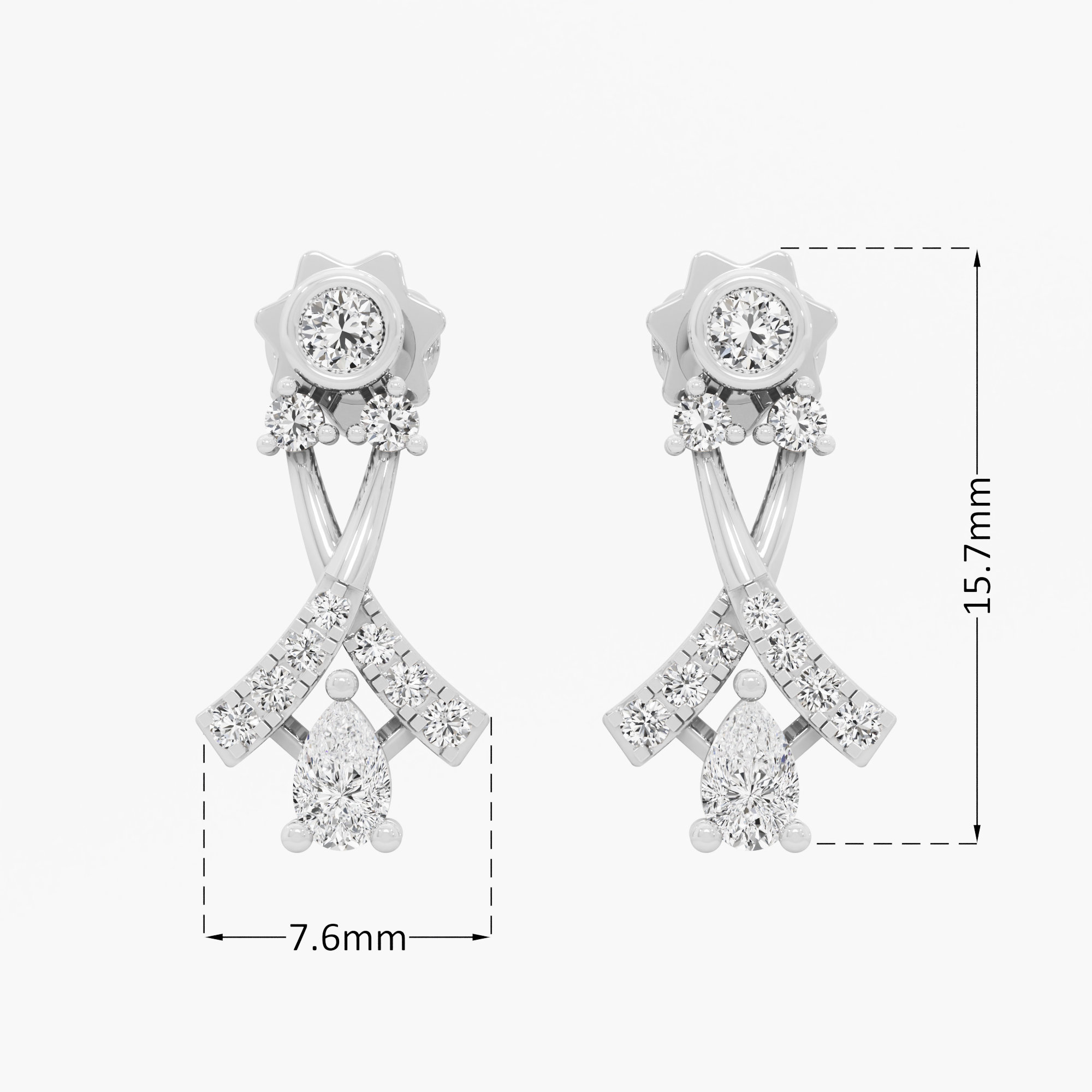 Blossom Pear Stud Earrings