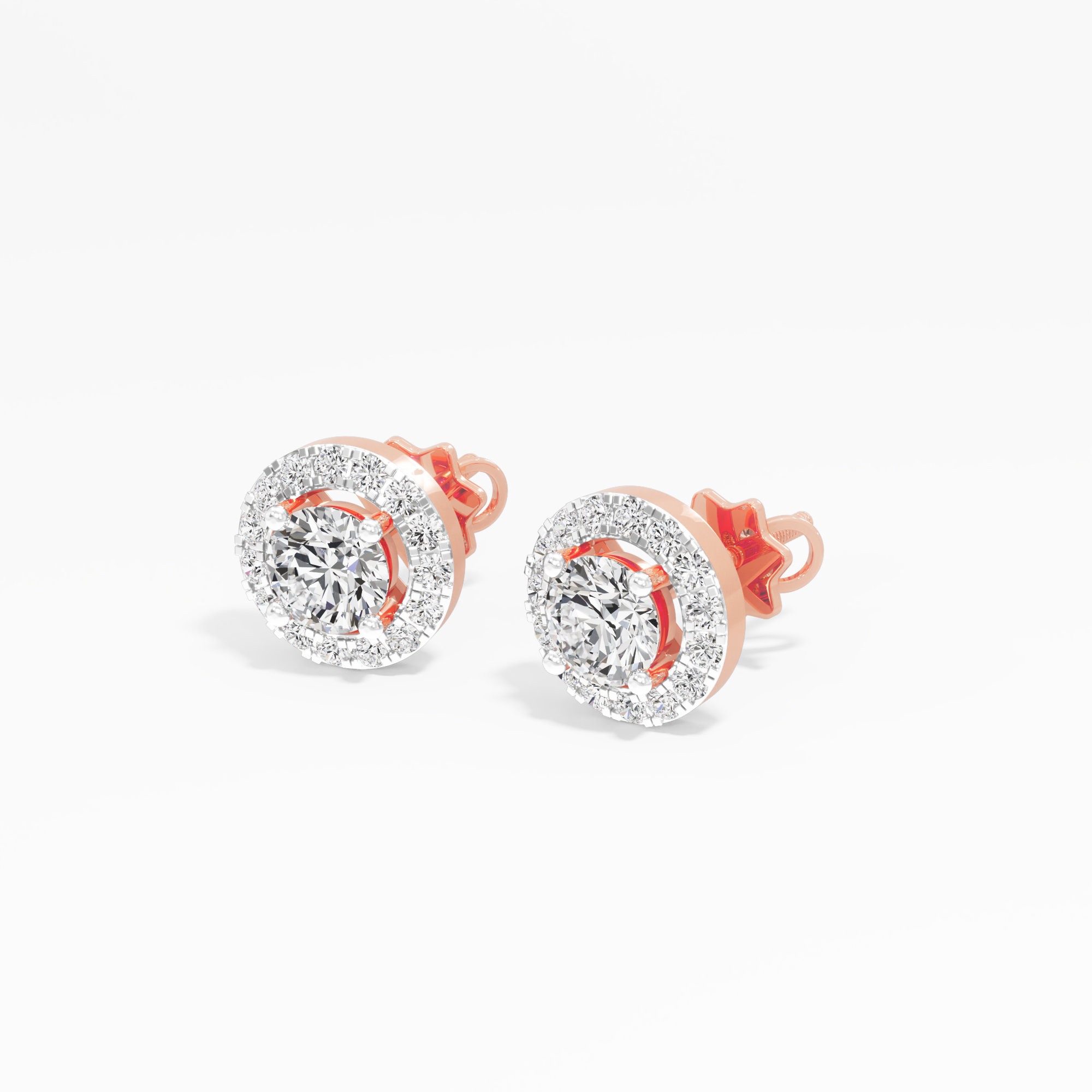 Aura Glow Stud Earrings
