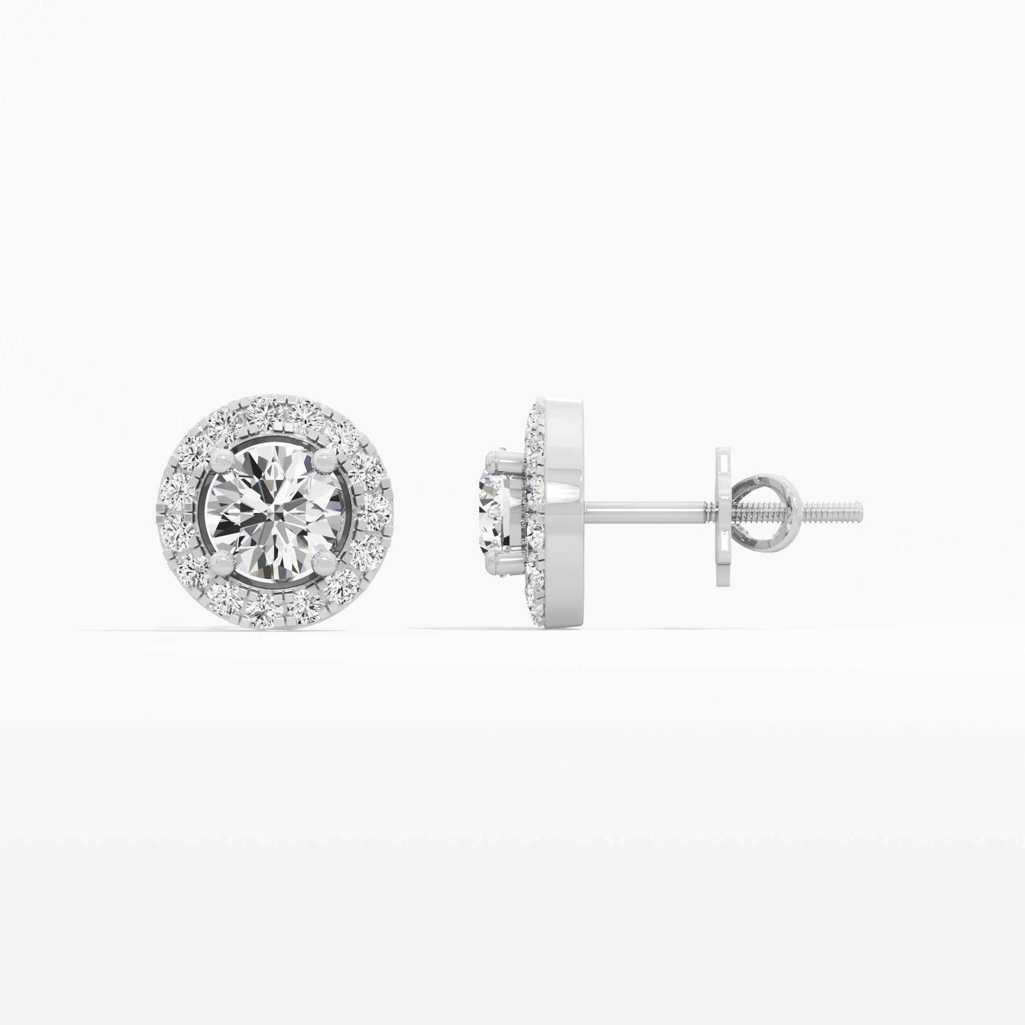 Aura Glow Stud Earrings