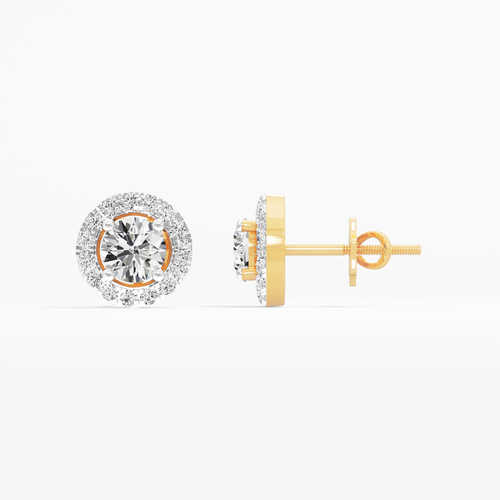 Aura Glow Stud Earrings