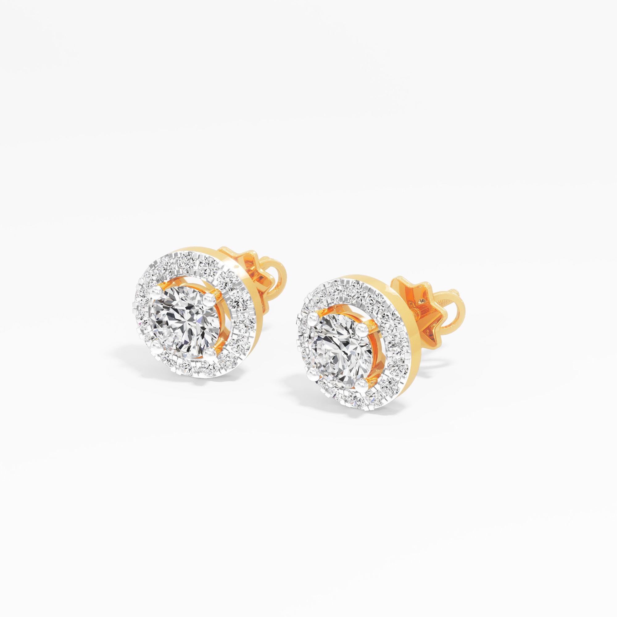 Aura Glow Stud Earrings