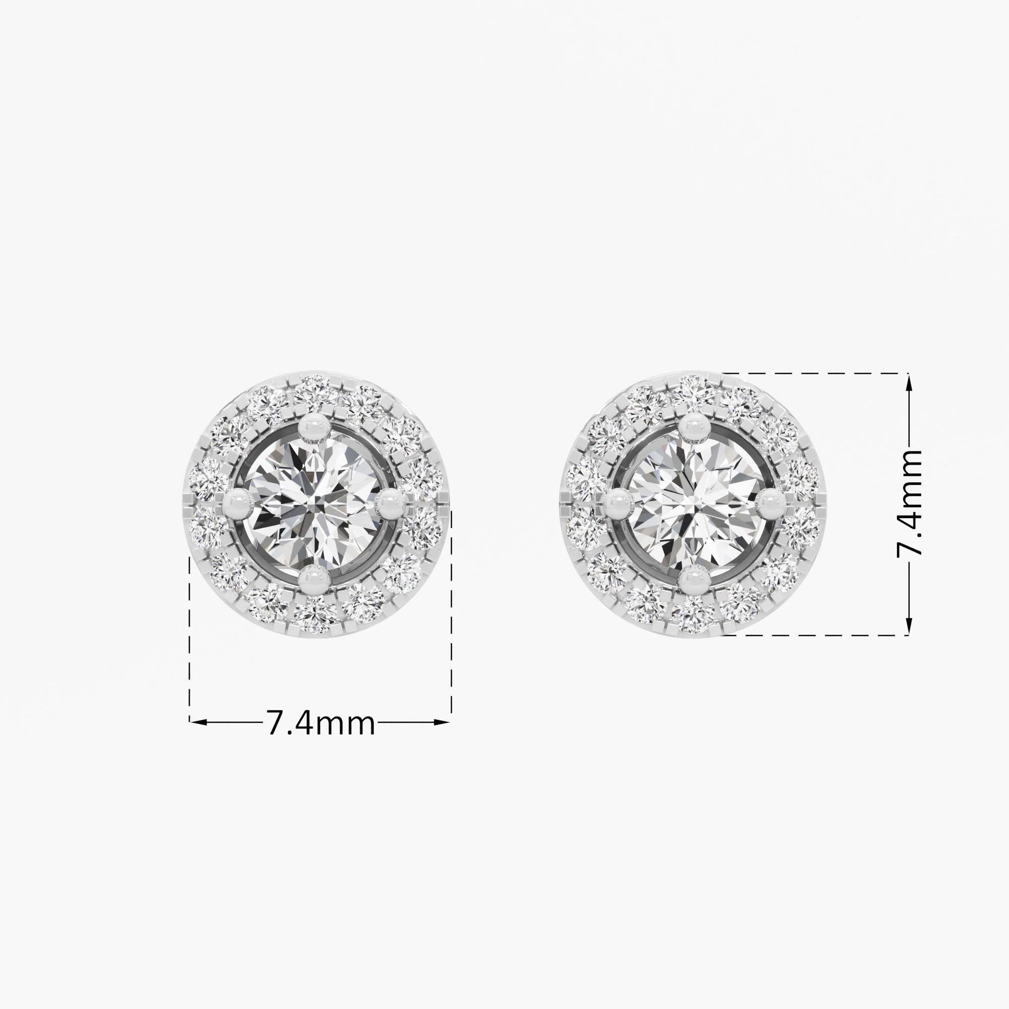 Celestial Sparkle Stud Earrings