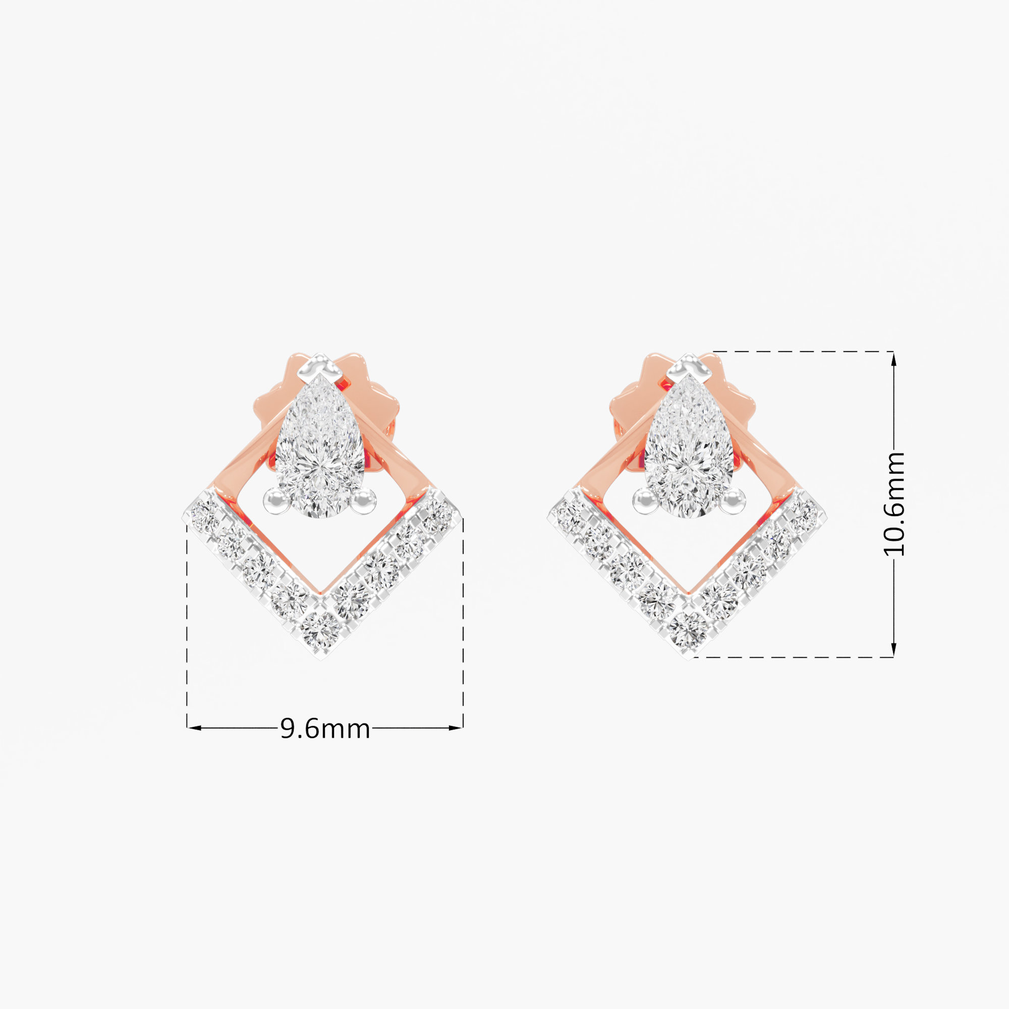Apex Radiance Stud Earring