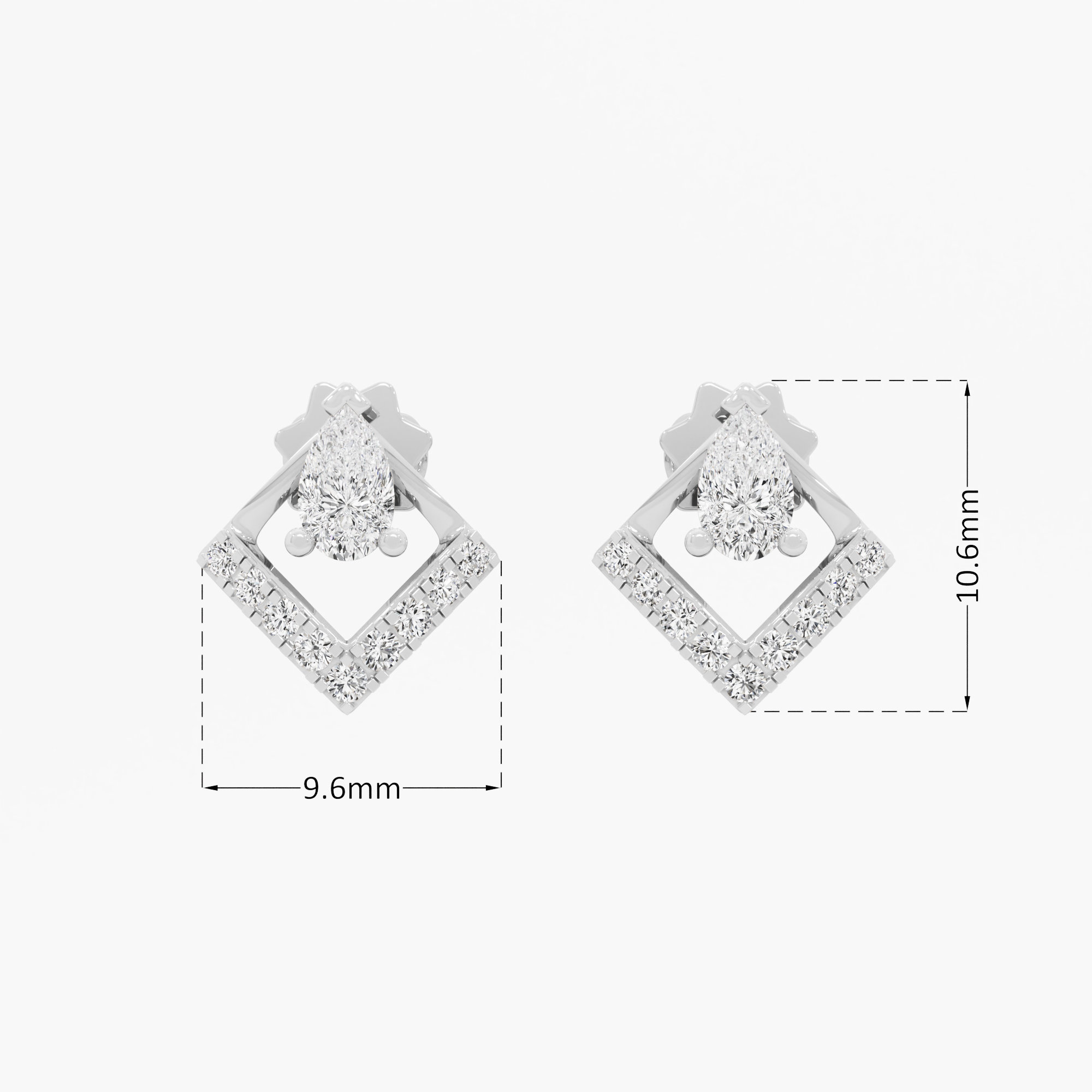 Apex Radiance Stud Earring