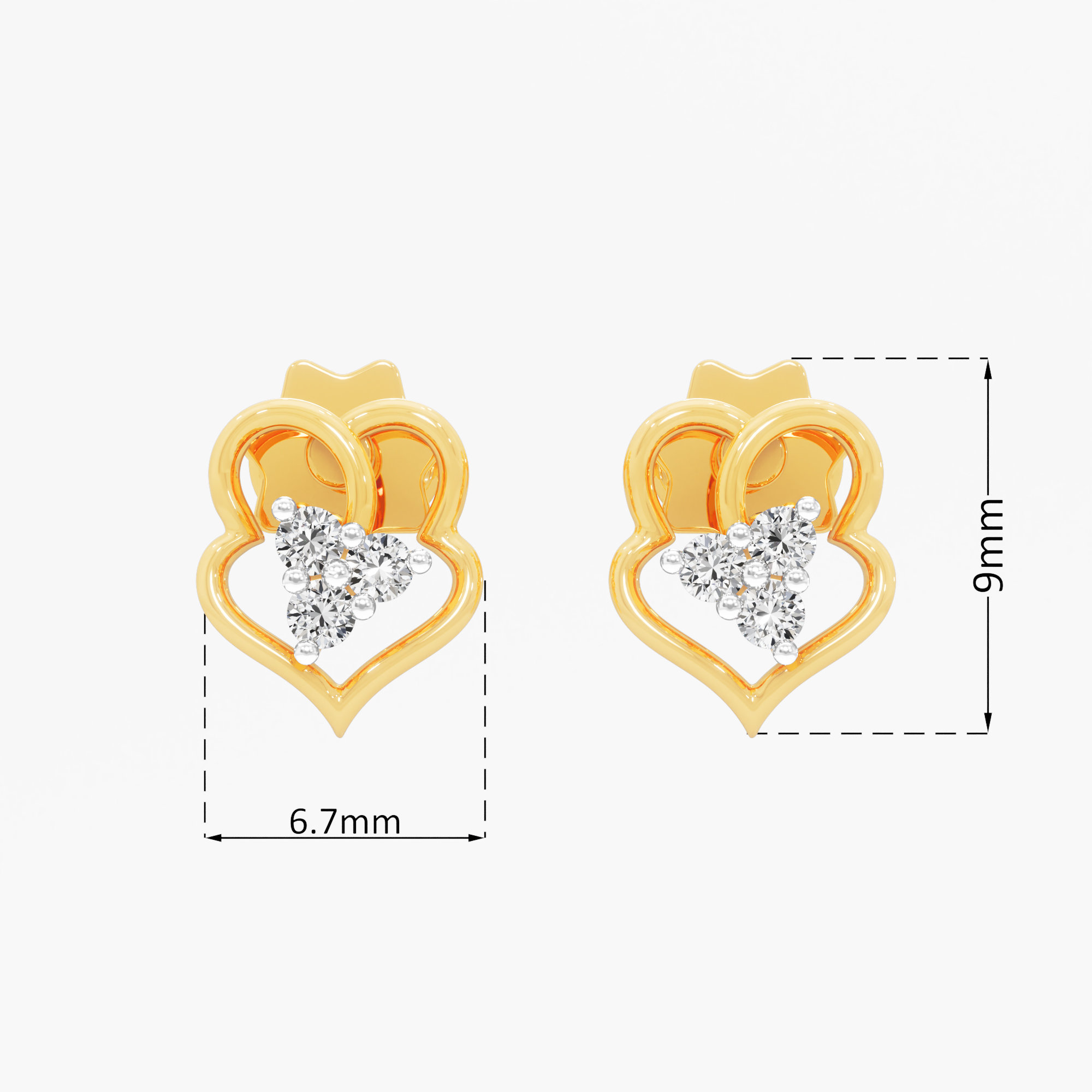 Petal Embrace Stud Earrings