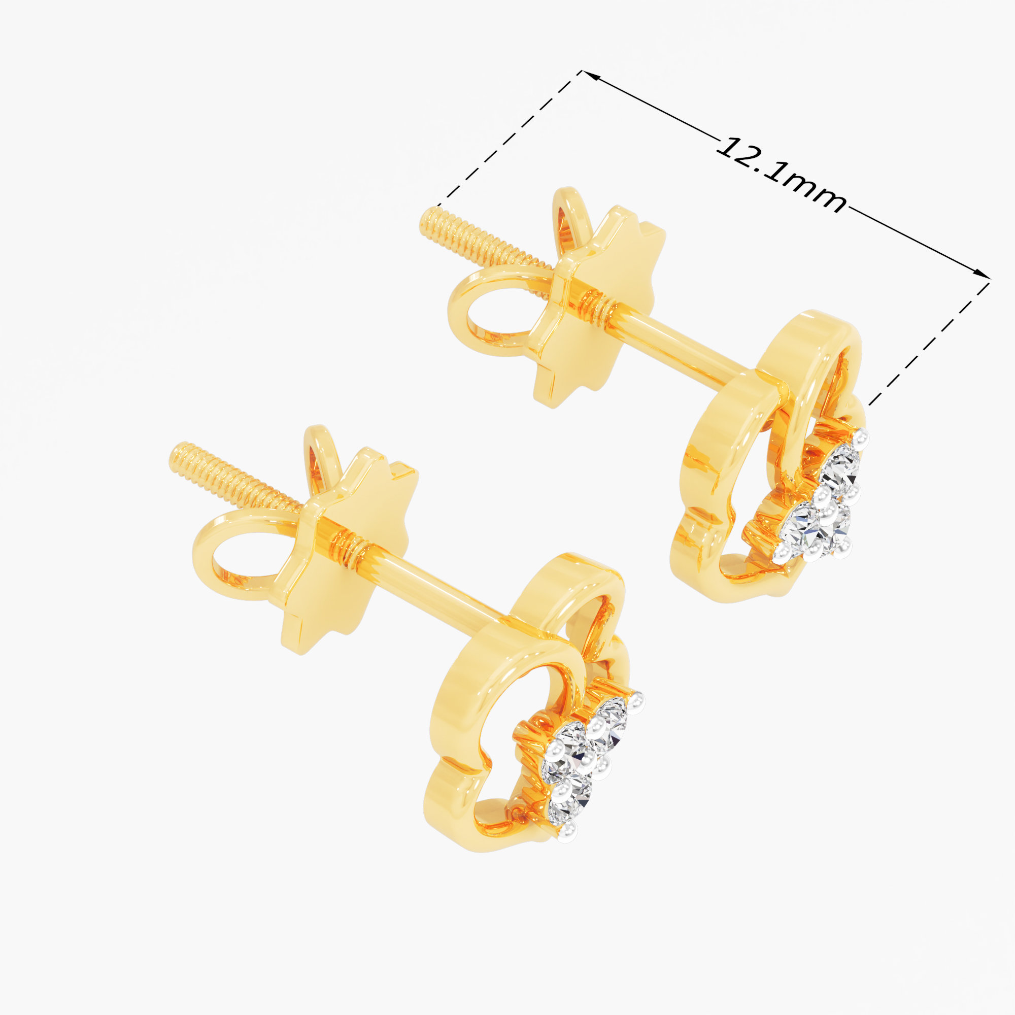 Petal Embrace Stud Earrings