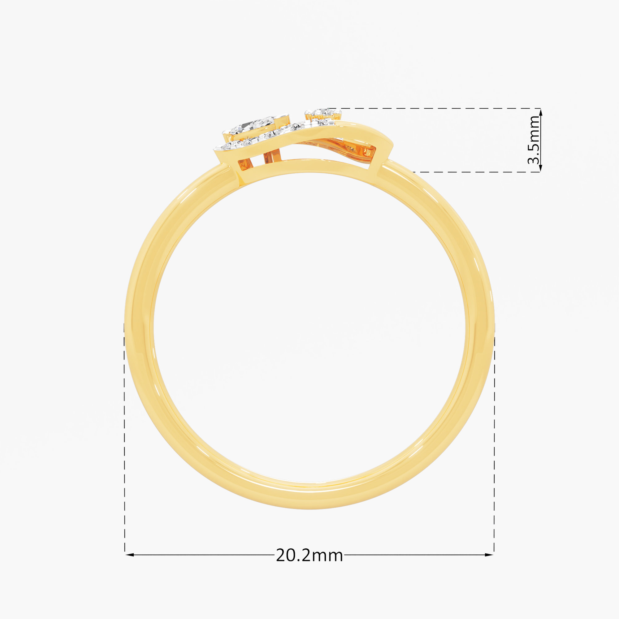 Petal Mist Diamond Ring