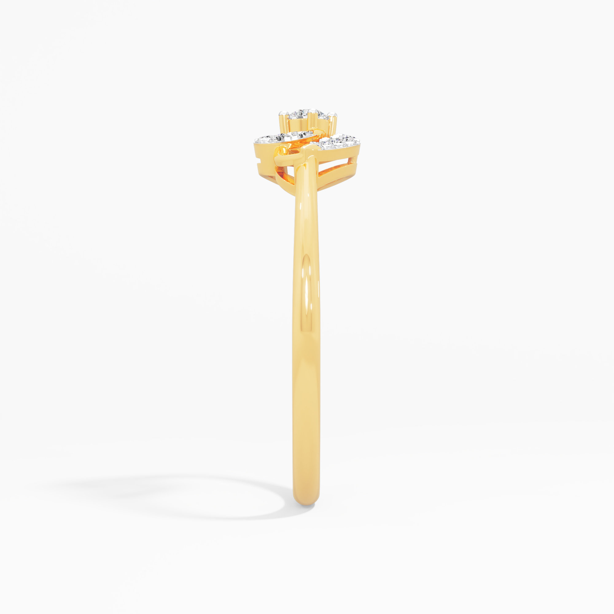 Vortex Bloom Diamond Ring